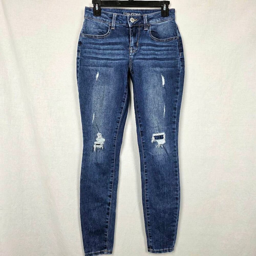 Maurices Distressed Skinny Jeans XS Reg